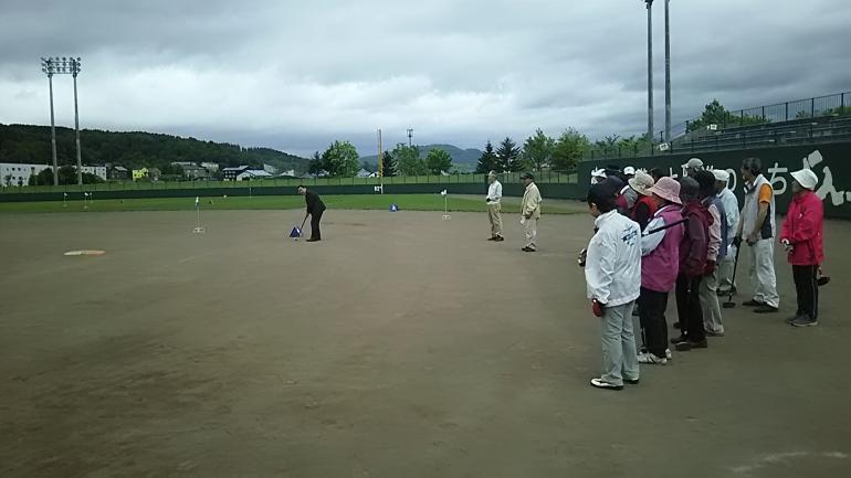 第12回蘭越町グラウンドゴルフ春季交歓大会終了