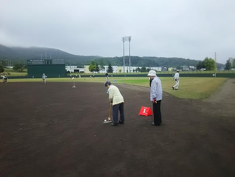 第13回蘭越町グラウンド・ゴルフ愛好会夏季交歓大会終了